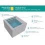 Micro-concrete full kit - Swimming Pool - 25 to 100 sqm