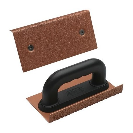 Angle sanding trowel