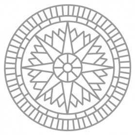 Stencil Pattern - ROSETTE