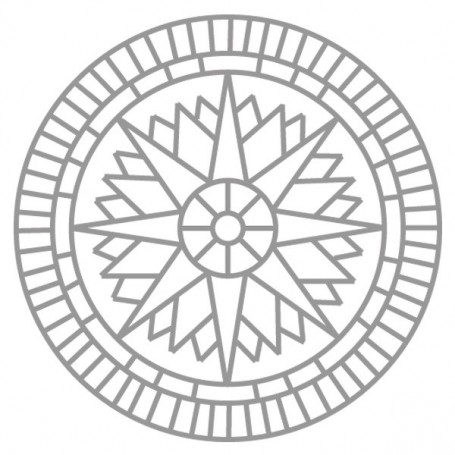 Stencil Pattern - ROSETTE