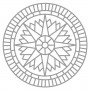 Stencil Pattern - ROSETTE