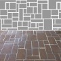 Stencil Pattern - Ashlar Slate