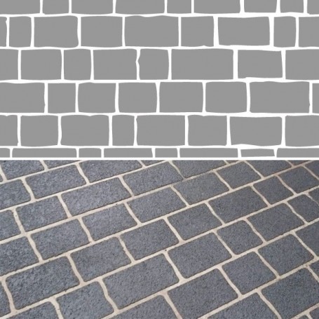 Stencil Pattern - Cinder block