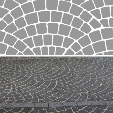 Stencil Pattern - Fish Scale