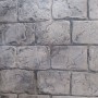Verticale stempel "Baltische steen" voor gestempelde muur