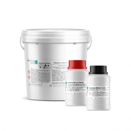 Microcementmonster voor decoratieve vloeren en wanden