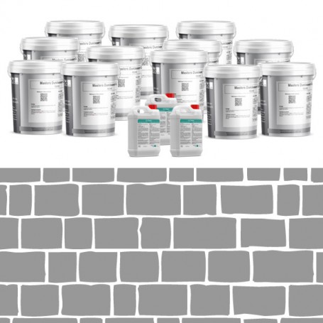 All-inclusive pakket met sjabloneerbeton - Cobblestone