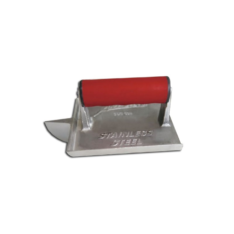 Stainless Steel Hand Groover for Concrete 180×110 mm | Concrete Joint Tool