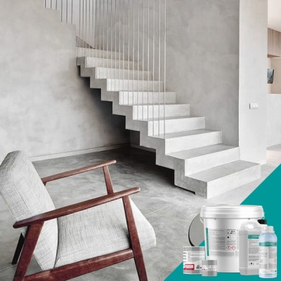 Microbeton - All-inclusive pakket voor trappen - 5 of 10 m2