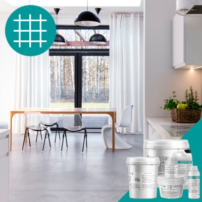 Cemento cerato - kit completo per pavimenti