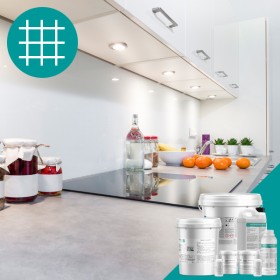Micro-beton - Pakket inbegrepen voor keuken en werkbladen - 10m²
