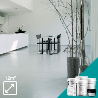 Selbstnivellierende Betonüberzüge - All-inclusive-Paket 12 qm