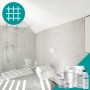 Complete microbetonset op oude tegels - Douche - 5 tot 10 m²