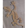 Kleine salamander mal voor steentapijt – Decoratieve vorm