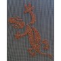 Kleine salamander mal voor steentapijt – Decoratieve vorm