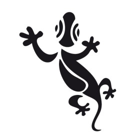 Stampo salamandra piccola per resina drenante – Forma decorativa