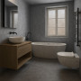 Complete microbetonset op oude tegels - Douche - 5 tot 10 m²