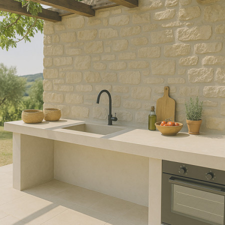 Microhormigón - Paquete todo incluido para cocina y encimeras - 10m2