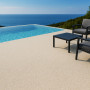 Resin bound stone carpet ivory