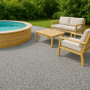 Resin bound stone carpet grey