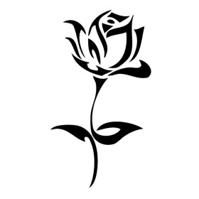 Resin bound form - Flower