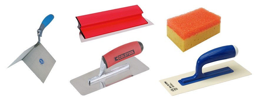 Professional tools for microcement